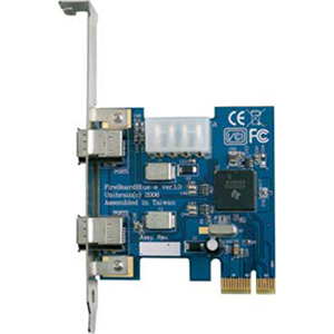 Unibrain FireBoardBlue-e 1213 FireWire Adapter 2 x IEEE 1394a Fi