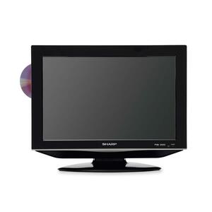 Sharp LC-19DV27UT 19" TV/DVD Combo - 19" - LCD - Active Matrix - ATSC, NTSC - 16:9 - 1366 x 768 - Stereo Sound - HDTV - DVD-R