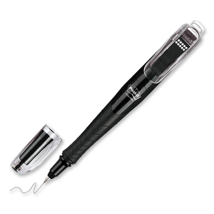 3M Post-it Flag Gel Pen - 0.5 mm Pen Point Size - Black Ink - Black Barrel - 2 / Pack