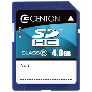 Centon 4GB Secure Digital High Capacity (SDHC) Card - Class 6 RC4GBSDHC6