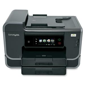 Lexmark Platinum Pro905 Multifunction Printer - Color Inkjet - 33 ppm Mono - 30 ppm Color - 4800 x 1200 dpi - Fax, Copier, Scanner, Printer - USB, PictBridge - Fast Ethernet, Wi-Fi - PC, Mac