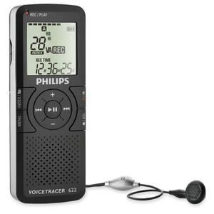 Philips LFH0622 Digital Voice Recorder - 2GB Flash Memory - 1.5" LCD - Portable