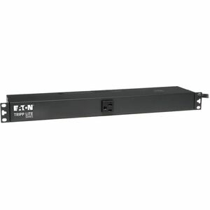 Eaton Tripp Lite Series 2.4kW Single-Phase 120V Basic PDU, 13 NEMA 5-15/20R Outlets, NEMA L5-20P Input, 15 ft. (4.57 m) Cord, 1U Rack-Mount