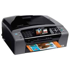 Brother MFC-495CW Multifunction Printer - Color Inkjet - 35 ppm Mono - 28 ppm Color - 6000 x 1200 dpi - Fax, Copier, Scanner, Printer - USB, PictBridge - Ethernet, Wi-Fi - PC, Mac