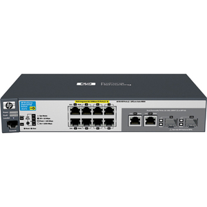 HP Procurve 2520-8-PoE Managed 8 port Switch 8 x 10/100 + 2x Gigabit SFP 100/1000 POE
