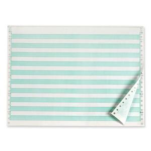 Tops Carbonless Computer Paper - 15lb - 1650 x Sheet - Green Bar