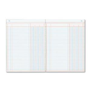 Rediform Granite-grain Single Page Columnar Book - 80 Sheet(s) - Gummed - 9.25" x 7" Sheet Size - White - 1Each