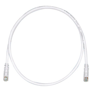 PANDUIT Cat.6 UTP Patch Cord - RJ-45 Male Network - RJ-45 Male Network - 25ft - Off-white, Clear