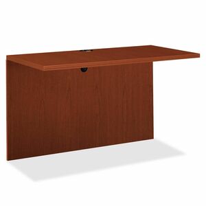 HON Park Avenue Bridge - 48" Width x 24" Depth x 29" Height - Tri-oval Edge - Particleboard - Henna Cherry
