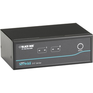 Black Box ServSwitch KV9622A Dual-Head KVM Switch - 2 x 2 - DVI Video, 2 x Type B USB