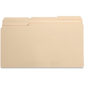 1/3 Cut 1-ply Top Tab Legal Manila Folders