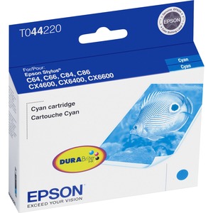 Epson Cyan Ink Cartridge - Inkjet - 400 Page - Cyan