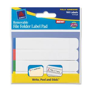 Green. Blue. File Folder Label