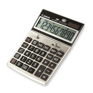 Canon HS-1000TG Desktop Calculator - 10 Character(s) - LCD - Solar, Battery Powered - 1.38" x 6.69" x 4.65" - Champagne Gold