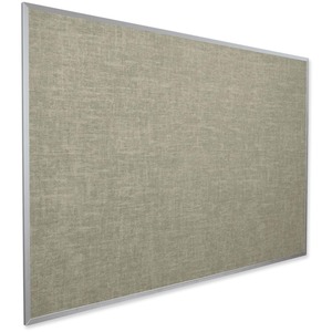 Balt Vin-Tak Tackboard - 4ft x 6ft - Vinyl Surface - Anodized Aluminum Frame - Gray
