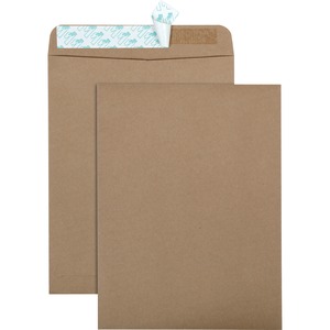Quality Park Redi-Strip Eco-friendly Catalog Envelope - 10" x 13" - Self-sealing - 100 / Box - Kraft