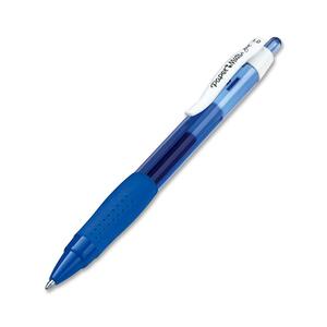 Paper Mate Retractable Gel Pen - 1 mm Pen Point Size - Blue Ink - Blue Barrel - 1 Each