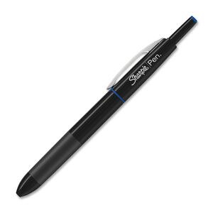 Sharpie Retractable Porous Point Pen - Blue Ink - Black Barrel - 1 Each