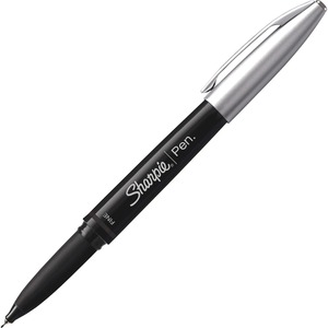 Sharpie Porous Point Pen - Black Ink - Black Barrel - 1 Each