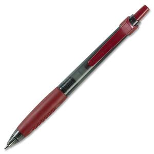 Integra Retractable Ballpoint Pen - Red Ink - Red Barrel - 1 Dozen