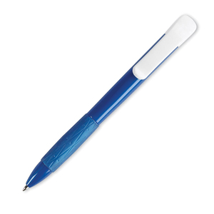Integra Twist Retractable Ballpoint Pen - Blue Ink - Blue Barrel - 1 Dozen