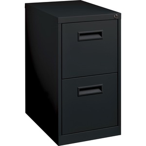 2 Drawer Black File/File Mobile Pedestal File