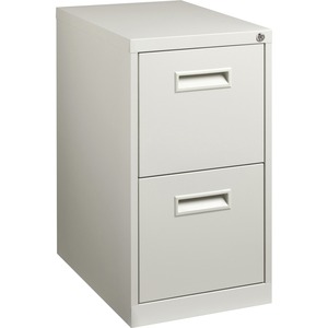 Lorell File/File Mobile Pedestal Files - 15" x 20" x 28" - Steel - Letter - Light Gray