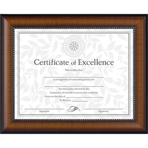 Black. Pewter. Document Frame