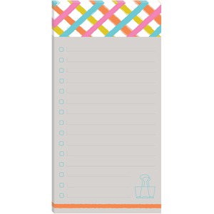 Post-it Super Sticky Note - Self-adhesive - 4" x 8" - Assorted - 3 / Pack
