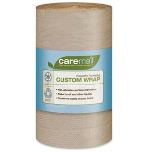 Henkel Caremail Custom Wrap - 12" Width x 30ft Length - Absorbent, Non-abrasive, Non-scratching - Brown