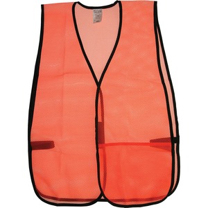 OccuNomix General Purpose Safety Vest - Mesh - 1 Each - Orange
