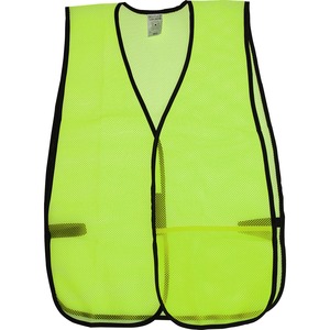 OccuNomix General Purpose Safety Vest - Mesh - 1 Each - Lime
