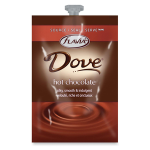 Flavia Dove Premium Hot Chocolate - Cocoa - 0.71oz - 15 / Box - Brown