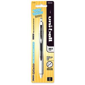 Uni-Ball Vision RT Rollerball Pen - 0.8 mm Pen Point Size - Black Ink - 1 / Pack