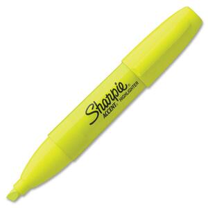 Sanford Accent Jumbo Highlighter - Chisel Marker Point Style - Fluorescent Yellow Ink - 2 / Pack