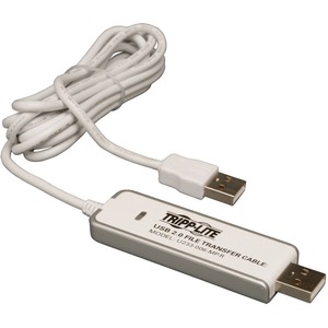 6FT USB 2.0 FILE TRANSFER CBL F/ PC/MAC W7 COMPATIBLE