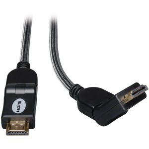 Tripp Lite by Eaton High-Speed HDMI Cable with Swivel Connectors Digital Video with Audio UHD 4K (M/M) 3 ft. (0.91 m)