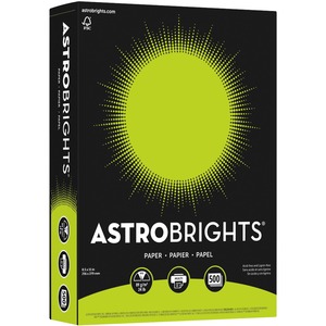 Astro Astrobrights Premium Colored Paper - Letter - 8.5" x 11" - 24lb - 500 x Sheet - Terra Green