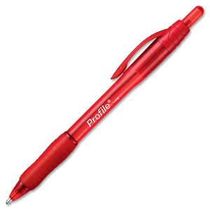 Paper Mate Profile Ballpoint Pen - 1.4 mm Pen Point Size - Red Ink - Red Barrel - 1 Each