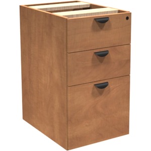 3 Drawer Maple Box/Box/ File Pedestal File - Click Image to Close