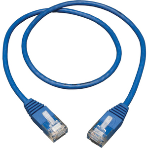 5FT CAT5 CAT5E BLUE MICRO THIN RJ45 M/M 350HHZ PATCH CORD