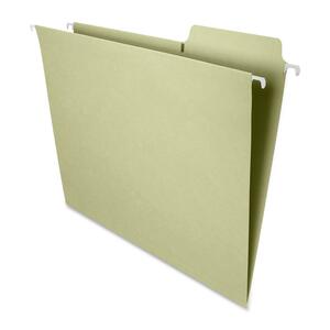 Smead FasTab 64004 Hanging Folder - 1/3 Tab Cut - 20 / Box - 11pt. - Moss