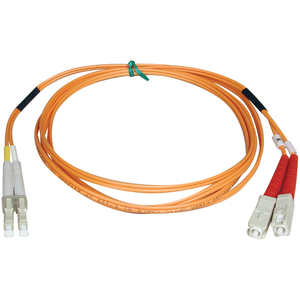 Tripp Lite by Eaton 1M Duplex Multimode 50/125 Fiber Optic Patch Cable LC/SC 3' 3ft 1 Meter