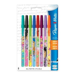 Paper Mate Expressions 35826 Ballpoint Pen - 1 mm Pen Point Size - Assorted Ink - 8 / Pack