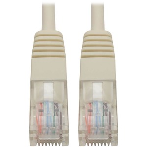 Tripp Lite by Eaton Cat5e 350 MHz Molded (UTP) Ethernet Cable (RJ45 M/M) PoE - White 7 ft. (2.13 m)