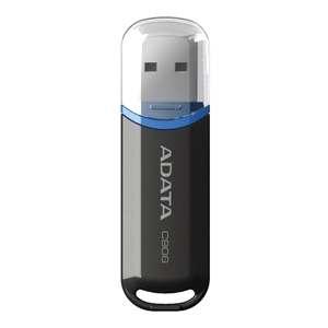 Adata C906 8 GB USB 2.0 Flash Drive - Black AC906-8G-RBK