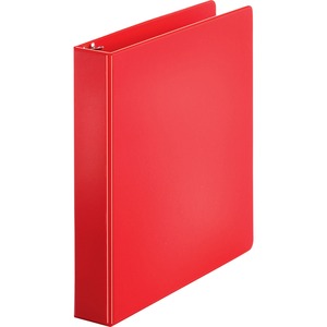 Basic 1-1/2" Round Ring Red Binders