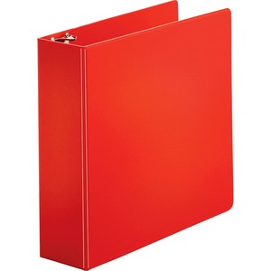 Basic 3" Round Ring Red Binders - Click Image to Close