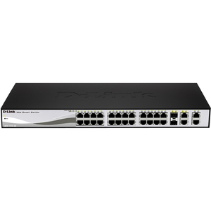 24-PORT 10/100 SMART SWITCH 2 COMBO 1000BASET/SFP + 2GB