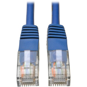 Tripp Lite by Eaton Cat5e 350 MHz Molded (UTP) Ethernet Cable (RJ45 M/M) PoE - Blue 6 ft. (1.83 m)
